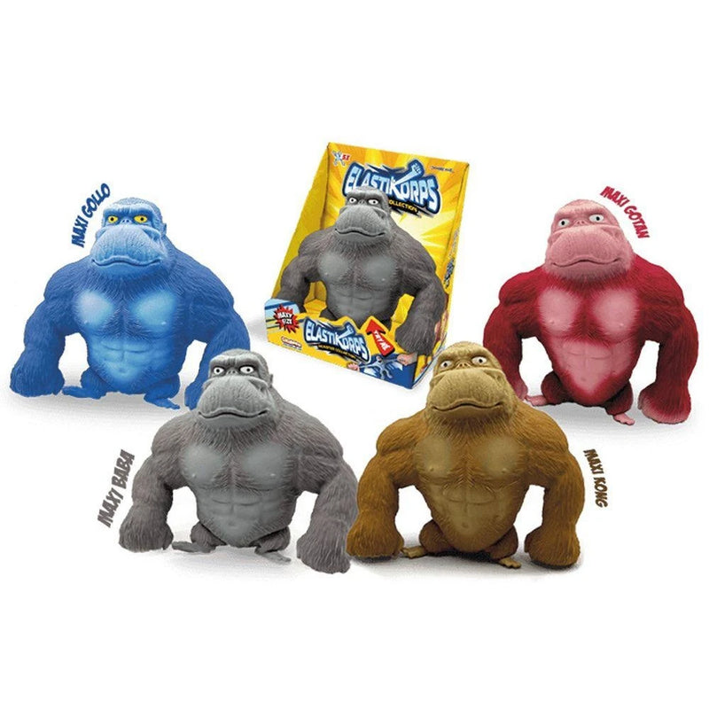 Brinquedo Macaco Gorila Estica Esmaga Fidget Toys Antiestresse Apertar