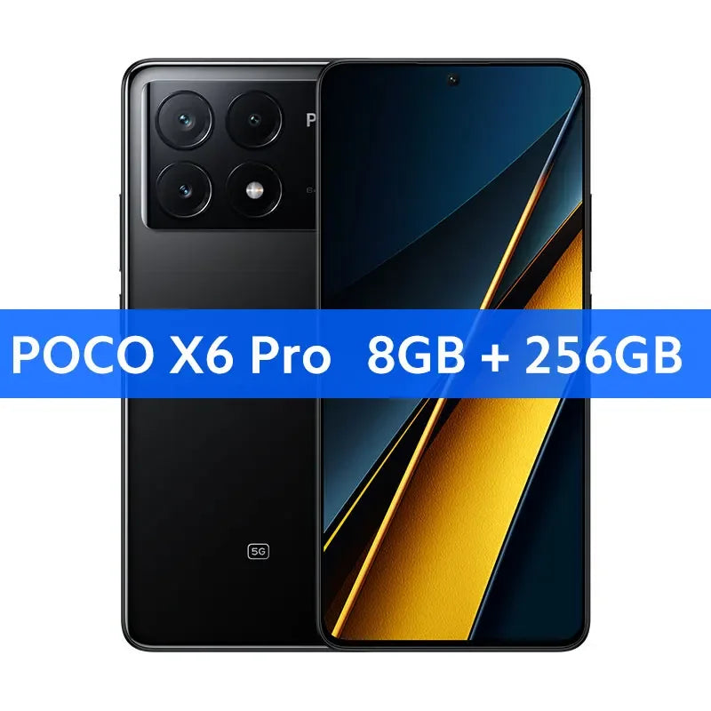 VAT Include Global Version POCO X6 Pro 5G Smartphone Dimensity 8300-Ultra 6.67" 1.5K AMOLED Display 64MP camera 67W charging